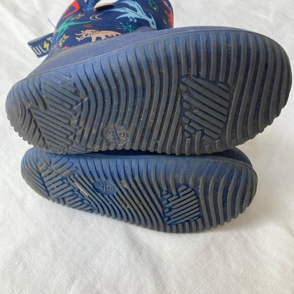 Jan & Jul Size 6 Toddler Boy Blue Dinosaur Rain Boots - Picture 6 of 6